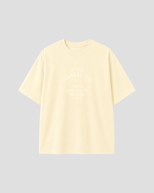 Summer love – buttermilk Washed tee