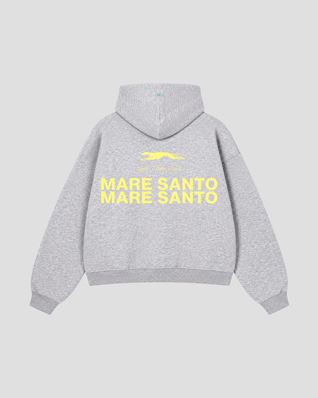MARE SANTO Boxy Hoodie – Grey