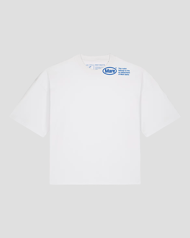 Art department Neckline Detail tee – WHITE