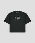 Adhesive effect tee – BLACK
