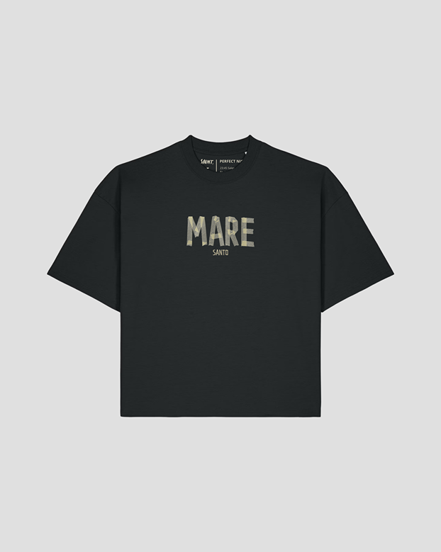 Adhesive effect tee – BLACK