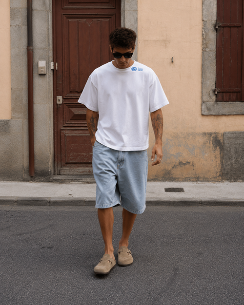 Art department Neckline Detail tee – WHITE